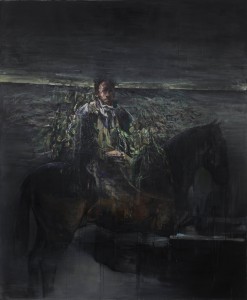 The Rider, 2014-15, oil on linen, 250x205 cm