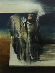 Figure in a Landscape, 2018, oil on canvas, 130x100 cm