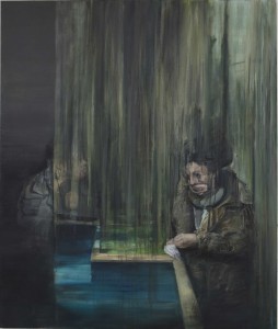 The Curtain,  2012, oil on linen, 205x175 cm