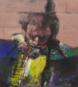 The Eater, 2016-17, oil on canvas, 50x45 cm