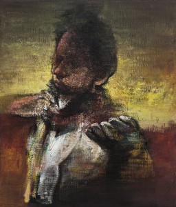 The Glove, 2016-17, oil on canvas, 70x60 cm