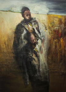 Wheatfield, 2016-18, oil on canvas, 180x130 cm