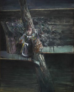 Figure and tree, 2014-15, oil on linen, 150x120 cm